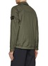Back View - Click To Enlarge - STONE ISLAND - Zip Front Chest Flap Shirt Jacket