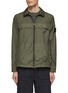 Main View - Click To Enlarge - STONE ISLAND - Zip Front Chest Flap Shirt Jacket