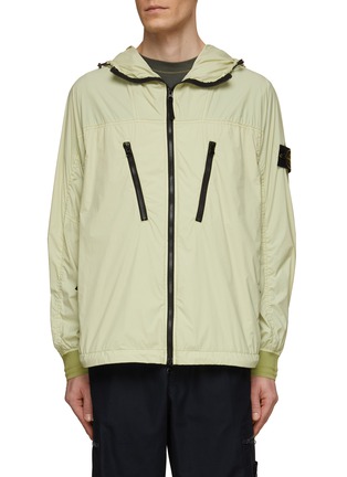Main View - Click To Enlarge - STONE ISLAND - Hooded Contrast Packable Jacket