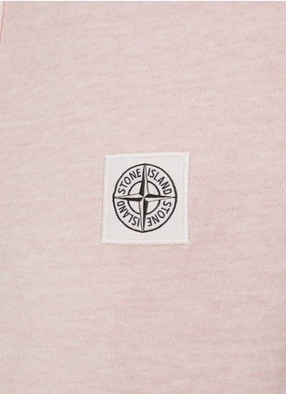  - STONE ISLAND - Compass Patch Dyed Fissato Polo Shirt