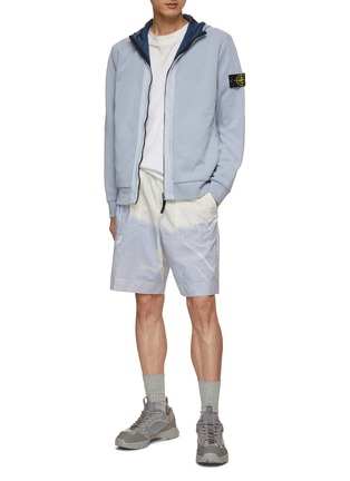 Figure View - Click To Enlarge - STONE ISLAND - Luce Print Elasticated Shorts