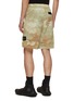 Back View - Click To Enlarge - STONE ISLAND - Dissolving Grid Camo Shorts