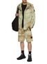 Figure View - Click To Enlarge - STONE ISLAND - Dissolving Grid Camo Shorts