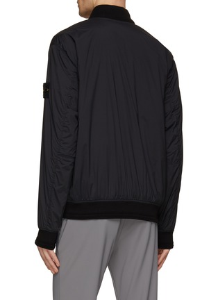 Back View - Click To Enlarge - STONE ISLAND - Skin Touch Zip Up Bomber Jacket