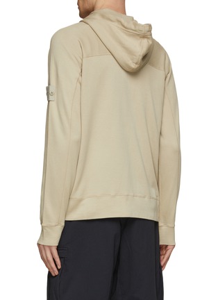 Back View - Click To Enlarge - STONE ISLAND - Ghost Zip Front Hooded Jacket