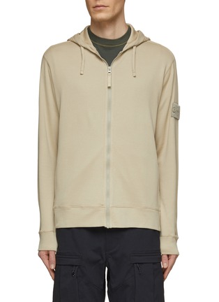 Main View - Click To Enlarge - STONE ISLAND - Ghost Zip Front Hooded Jacket