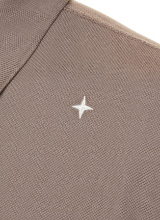 - STONE ISLAND - Little Star Embroidered Cotton Polo Shirt