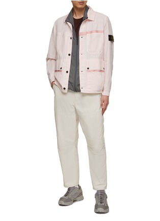 Figure View - Click To Enlarge - STONE ISLAND - Tape Appliqué Jacket