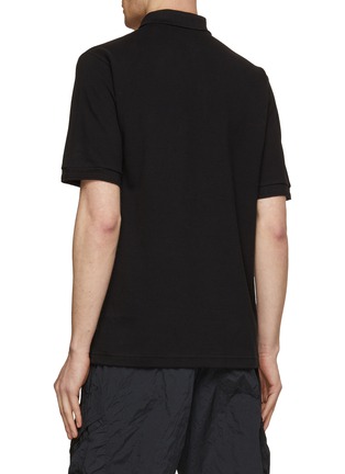 Back View - Click To Enlarge - STONE ISLAND - Stellina Embroidered Star Polo T-Shirt