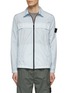 Main View - Click To Enlarge - STONE ISLAND - Zip Front Chest Flap Shirt Jacket