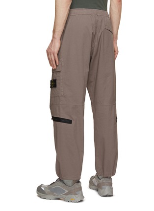 Back View - Click To Enlarge - STONE ISLAND - Ripstop Drawstring Waist Cargo Pants