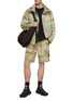 Figure View - Click To Enlarge - STONE ISLAND - Dissolving Grid Camo Jacket