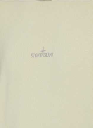  - STONE ISLAND - Back Graphic Print Cotton T-Shirt