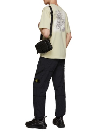Figure View - Click To Enlarge - STONE ISLAND - Back Graphic Print Cotton T-Shirt