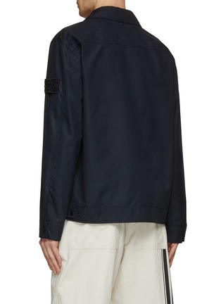 Back View - Click To Enlarge - STONE ISLAND - Chest Pocket Zip Front Shirt Jacket