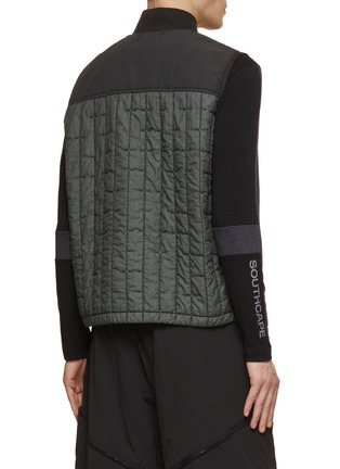 Back View - Click To Enlarge - STONE ISLAND - Quilted Button Up Vest