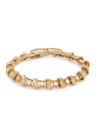 Main View - Click To Enlarge - LANE CRAWFORD VINTAGE ACCESSORIES - Panetta Diamente Gold Toned Bracelet