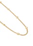 Detail View - Click To Enlarge - LANE CRAWFORD VINTAGE ACCESSORIES - Vintage Guy Laroche Gold Tone Diamante Long Necklace