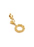 Detail View - Click To Enlarge - LANE CRAWFORD VINTAGE ACCESSORIES - Trifari Gold Toned Flower Hoop Earrings