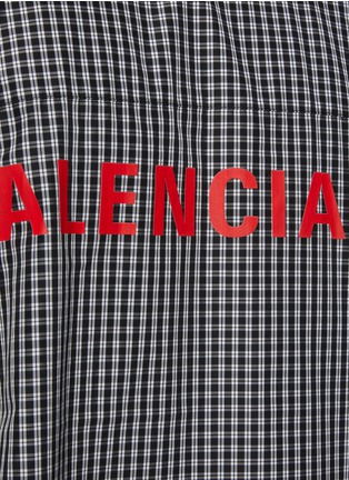  - BALENCIAGA - Chequered Logo Shirt