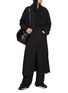 Figure View - Click To Enlarge - BALENCIAGA - Belted Long Coat