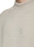  - BALENCIAGA - Tonal Embroidered Logo Fleece Sweatshirt