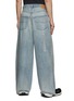 Back View - Click To Enlarge - BALENCIAGA - Sticker Stripe Baggy Jeans