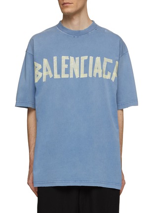 Main View - Click To Enlarge - BALENCIAGA - Tape Type Logo T-Shirt