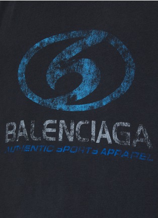  - BALENCIAGA - Faded Surfer Logo Tank Top