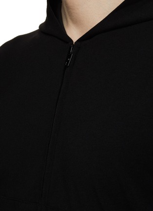  - BALENCIAGA - Cropped Fitted Zip Up Hoodie