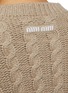 - MIU MIU - Cable Knit Sweater