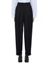Main View - Click To Enlarge - MIU MIU - Chalkstripe Carrot Leg Wool Pants