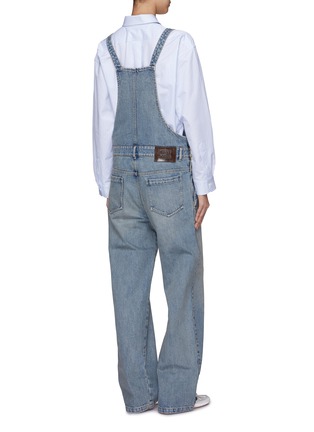 Back View - Click To Enlarge - MIU MIU - Classic Denim Overalls