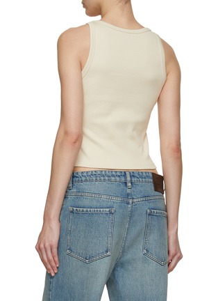 Back View - Click To Enlarge - MIU MIU - Logo Front Tank Top