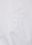  - MIU MIU - Logo Embroidered Shirt