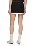 Back View - Click To Enlarge - MIU MIU - Micro Sequin Tweed Mini Skirt