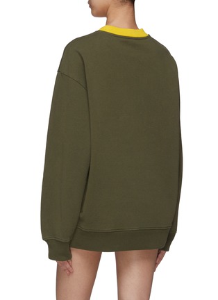 Back View - Click To Enlarge - MIU MIU - Varsity Sweatshirt