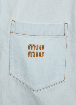  - MIU MIU - Chambray Bowling Shirt