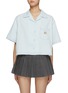 Main View - Click To Enlarge - MIU MIU - Chambray Bowling Shirt