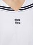  - MIU MIU - Sailor Collar Cotton T-Shirt