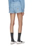 Back View - Click To Enlarge - MIU MIU - Pleated Denim Shorts