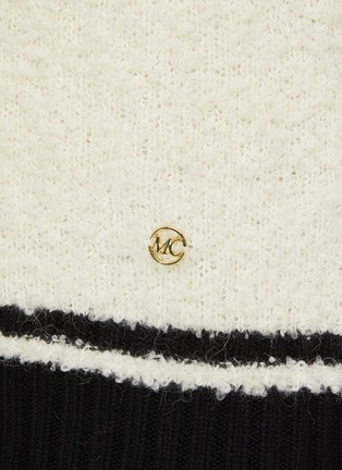  - MO&CO. - Contrast Trim Wool Blend Knit Vest