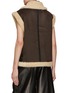 Back View - Click To Enlarge - MO&CO. - Faux Shearling Vest