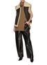 Figure View - Click To Enlarge - MO&CO. - Faux Shearling Vest