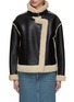 Main View - Click To Enlarge - MO&CO. - Cropped Shearling Jacket