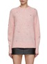 Main View - Click To Enlarge - MO&CO. - Crystal Embellished Knit Sweater