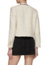 Back View - Click To Enlarge - MO&CO. - Cropped Wool Mohair Blend Jacket