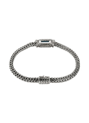 Detail View - Click To Enlarge - JOHN HARDY - Icon Extension Sterling Silver Topaz Bracelet — Size US