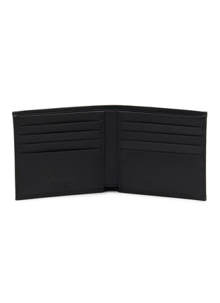 Figure View - Click To Enlarge - PRADA - Enamelled Logo Saffiano Leather Bi-Fold Wallet