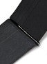 Detail View - Click To Enlarge - PRADA - Enamelled Logo Saffiano Leather Money Clip Bi-Fold Wallet